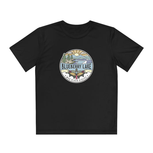 Blueberry Lake Sunrise Kid's Jersey T